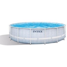 Intex - 26746NP - Kit piscine chevron ronde ш 4,88x 1,22m