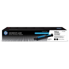 HP 143A Pack de 2 kit de recharge de toners noirs Neverstop authentiques (W1143AD) pour HP Neverstop 1000/1200 series