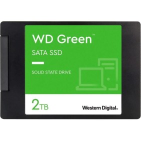 WESTERN DIGITAL Disque dur SATA SSD - 2TB interne - Format 2.5 - Vert