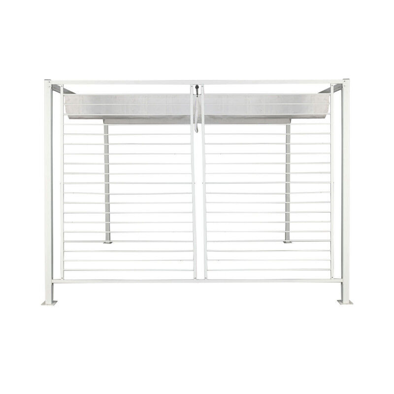 Pergola DKD Home Decor Blanc 296 x 296 x 225 cm Acier