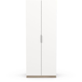 Armoire GHOST - Décor chene kronberg et blanc mat - 2 Portes - L.79,4 x P.51,1 x H. 203 cm - DEMEYERE