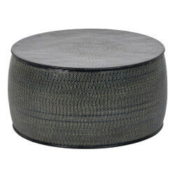 Table d'appoint 66 x 66 x 34,5 cm Noir Aluminium (3 Unités)