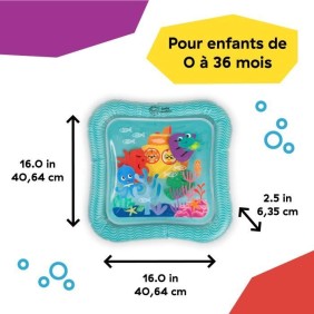 BABY EINSTEIN Tapis a eau Découverte sensorielle Ocean Explorers - 0 a 36 mois