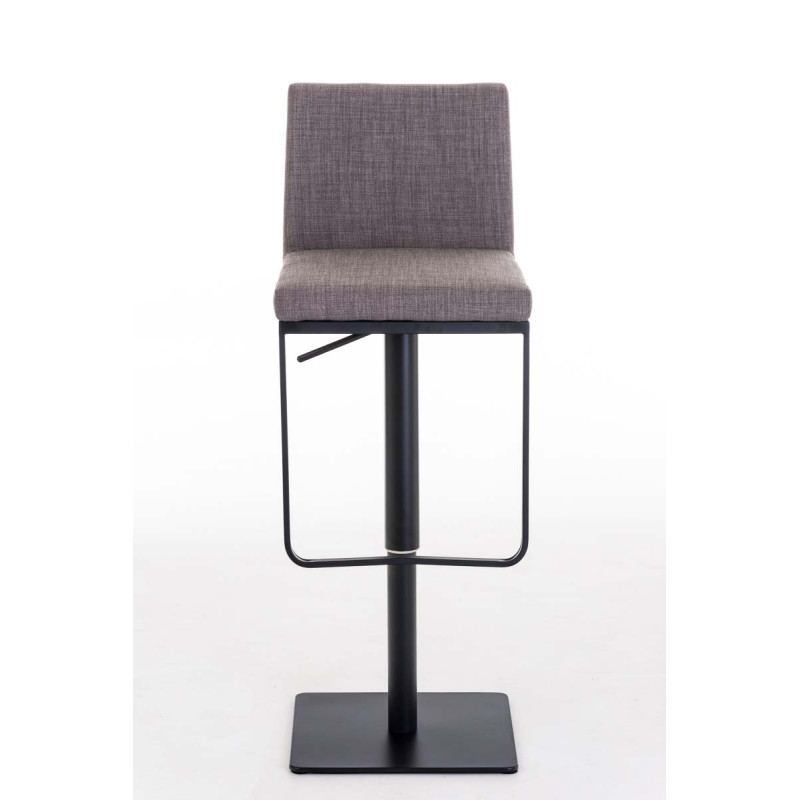 Tabouret de bar Panama B en tissu gris