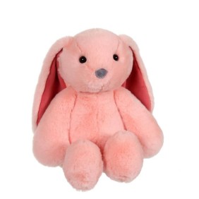 Peluche Lapin Trendy Bunny - GIPSY TOYS - Rose, 28 cm