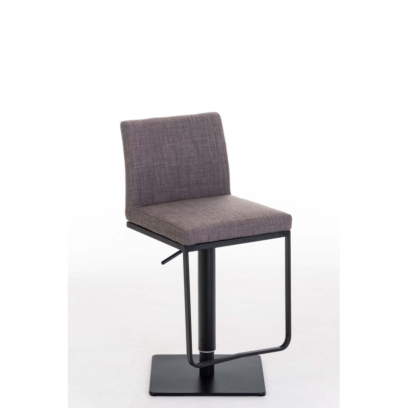 Tabouret de bar Panama B en tissu gris
