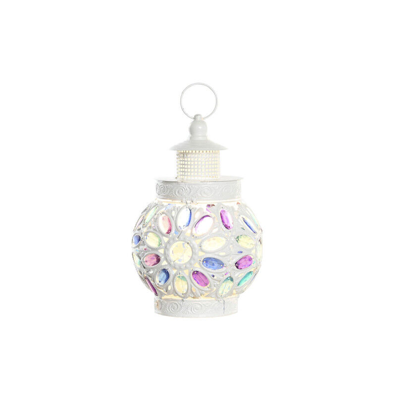 Lampe de bureau DKD Home Decor Métal Blanc Multicouleur 220 V 50 W 19 x 19 x 33 cm