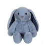 Peluche Lapin Trendy Bunny - GIPSY TOYS - Bleu, 28 cm