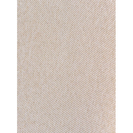 Lot de 2 chaises de salle à manger en tissu Foley chêne/crème