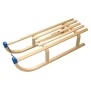 EDA Luge en bois Davos - Dimensons 90 X 32 X 22,5 CM - Bois Certifié TUV Coloris Bois naturel