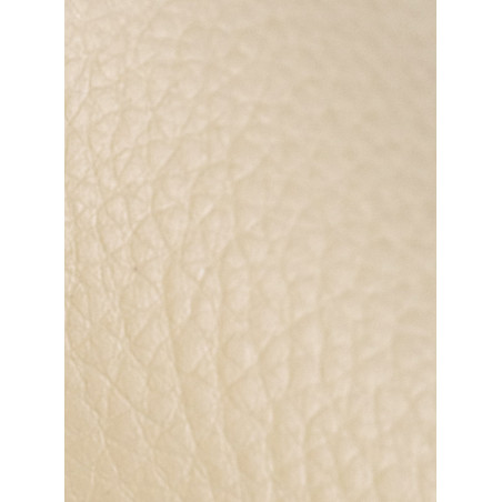 Lot de 2 chaises de salle à manger Foley, similicuir, chêne/crème