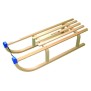 EDA Luge en bois Davos - Dimensons 90 X 32 X 22,5 CM - Bois Certifié TUV Coloris Bois naturel