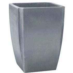 EDA Bac a Arbustes Vase Haut PALMEA 65 L - Double Paroi - Réserve d'Eau Intégrée - 47 x 47 x 65 cm - Gris