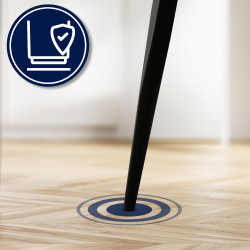 Chaise Tirana velours crème