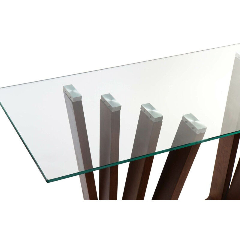Meuble d'Entrée DKD Home Decor Marron Transparent 145 x 45 x 75 cm