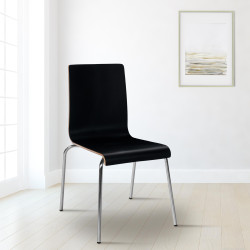 Chaise de salle à manger Gahanna noire