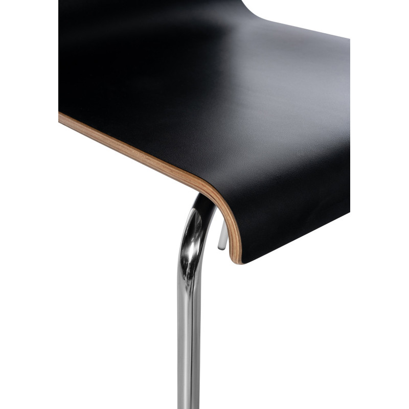 Chaise de salle à manger Gahanna noire