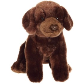 Peluche Chien Labrador Marron - GIPSY TOYS - Assis, 25 cm