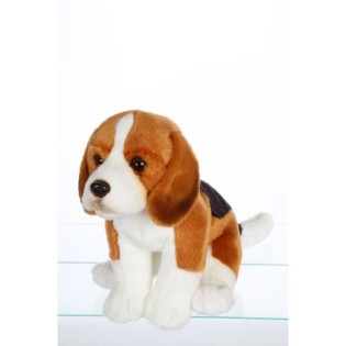 Peluche Chien Beagle - GIPSY TOYS - Assis, 25 cm