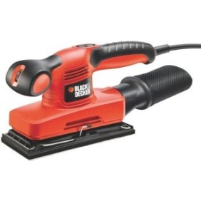 Ponceuse Vibrante 1/3 Feuille Filaire 240W BLACK+DECKER ( Livrée en Coffret + 5 Abrasifs) - KA320EKA-QS