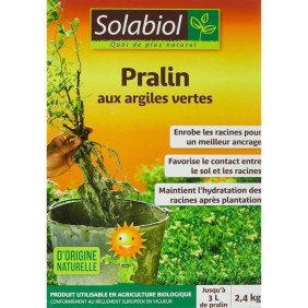 Solabiol SOPRAL3 Pralin Aux Argiles Vertes - Jusqu'a 3L - 2, 4kg