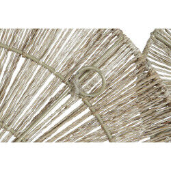 Décoration murale DKD Home Decor Marron Naturel Tropical 115 x 1 x 45 cm