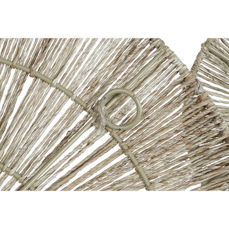 Décoration murale DKD Home Decor Marron Naturel Tropical 115 x 1 x 45 cm