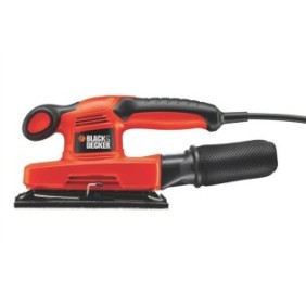 Ponceuse Vibrante 1/3 Feuille Filaire 240W BLACK+DECKER ( Livrée en Coffret + 5 Abrasifs) - KA320EKA-QS