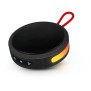 Enceinte Bluetooth ronde BIGBEN PARTY - 15W - Noir et rouge