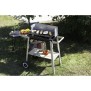 LIVOO Feel good moments - Barbecue charbon finition bois - Gris - Barbecue charbon finition bois