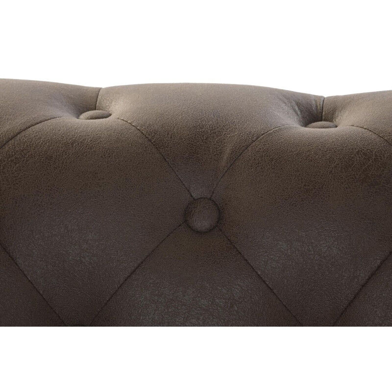 Fauteuil DKD Home Decor 80 x 80 x 70 cm Bois Brun foncé