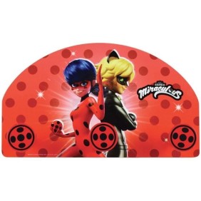 Fun house miraculous ladybug porte manteau pour enfant h.37 x l.21.5 x p.68 cm