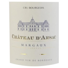 Château d'Arsac 2017 - AOC Margaux Cru Bourgeois - Vin rouge de Bordeaux - 0.75 cl