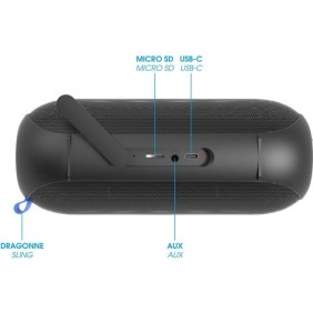 Enceinte portable bluetooth - RYGTH - Toogo-L Led