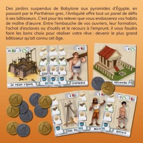 Jeu d'ambiance - Asmodee - Les Bâtisseurs : Antiquité - Devenez le premier bâtisseur du royaume