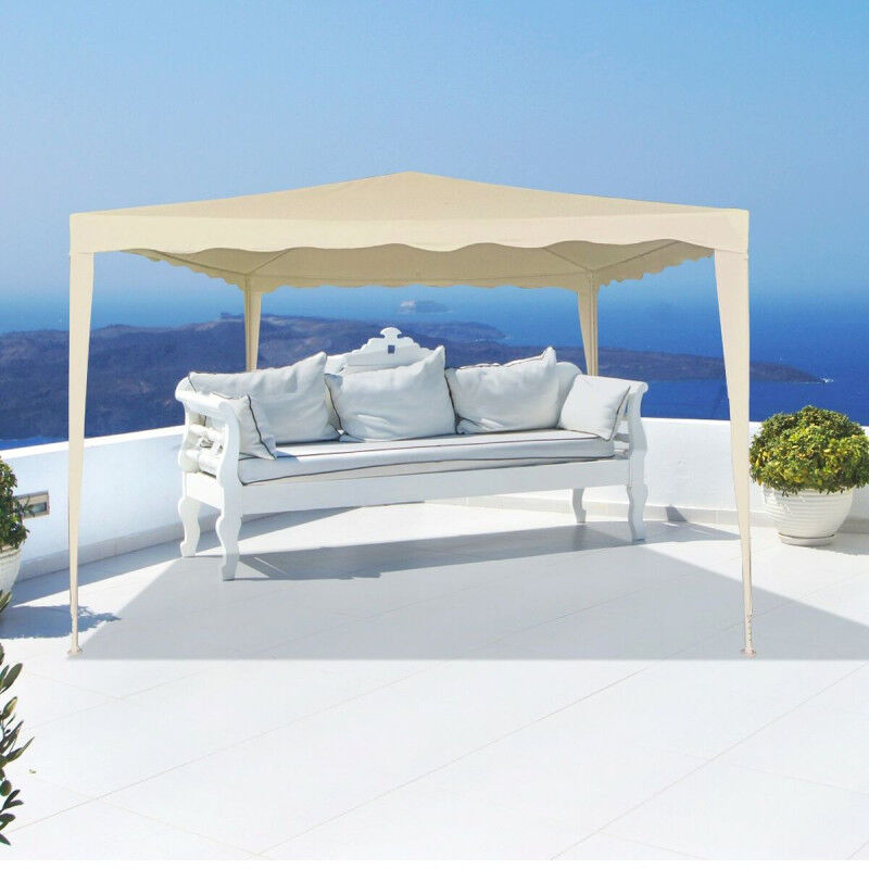 Tonnelle Aktive 300 x 240 x 300 cm Métal Polyester Crème