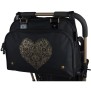 BABY ON BOARD Sac a langer Simply Premium + accessoires - Noir coeur doré