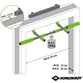 Barre porte de traction -Multifonctionnelle - SCHILDKRÖT