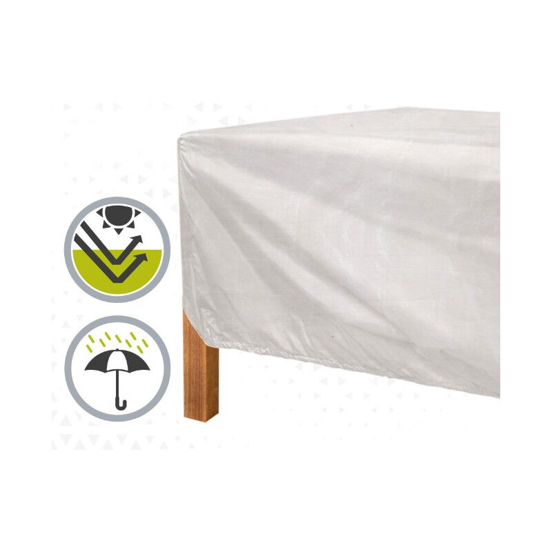 Étui de protection Aktive Tables Polyéthylène 240 x 60 x 130 cm (6 Unités)