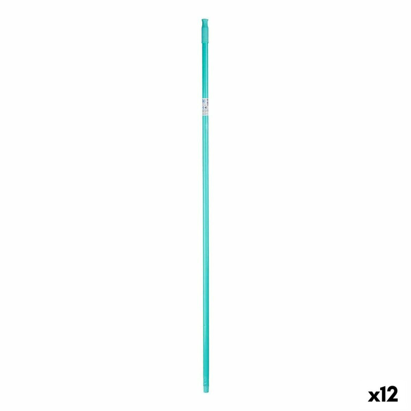 Manche à balai 2,3 x 130 x 2,3 cm Métal Vert (12 Unités)