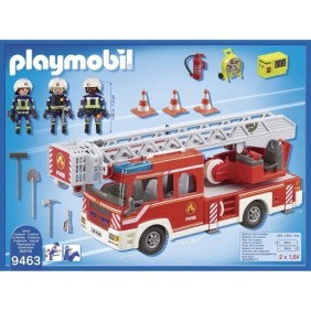 Camion de pompiers PLAYMOBIL - City Action - Avec échelle pivotante - Pour enfants de 4 ans et plus