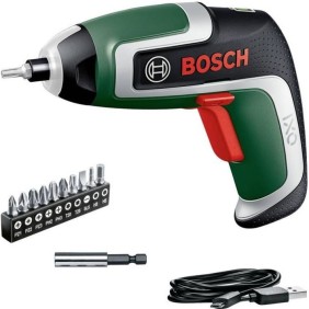 Visseuse sans fil Bosch IXO 7 avec 10 embouts et boite de rangement