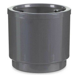 Pot auto-arrosant Ibergarden 4126-PLA Argenté polypropylène 26 x 25 x 26 cm (4 Unités)