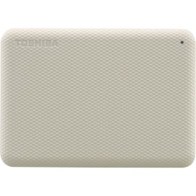 Disque dur externe - TOSHIBA - CANVIO ADVANCE - 2 To - Blanc - Logiciels de sécurité et sauvegarde inclus