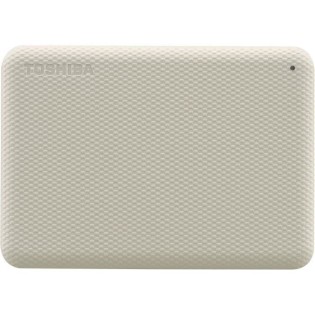 Disque dur externe - TOSHIBA - CANVIO ADVANCE - 2 To - Blanc - Logiciels de sécurité et sauvegarde inclus