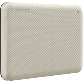 Disque dur externe - TOSHIBA - CANVIO ADVANCE - 2 To - Blanc - Logiciels de sécurité et sauvegarde inclus