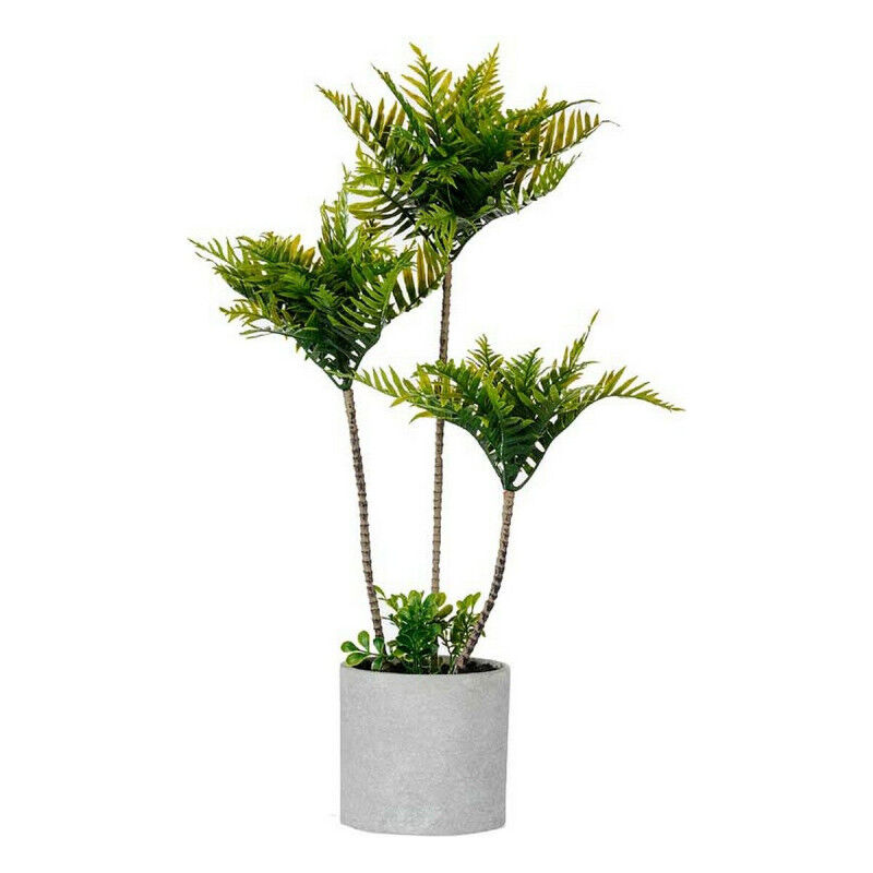 Plante décorative Ibergarden XD22-1826 Plastique Ciment Palmier 20 x 70 x 20 cm (4 Unités)