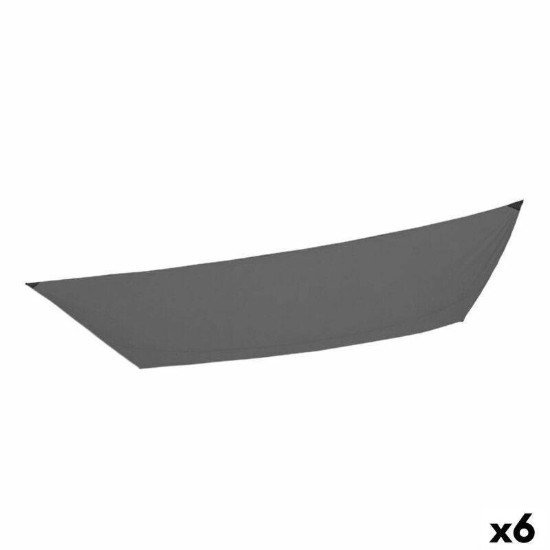 Voile d’Ombrage Rectangulaire Aktive Gris 200 x 0,5 x 300 cm Rectangulaire (6 Unités)
