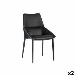 Fauteuil Tressé Bleu Noir...