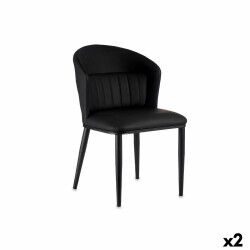 Fauteuil Rond Noir Acier 51...